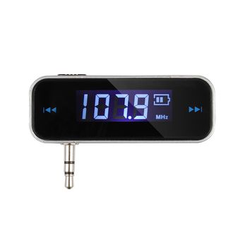 Беспроводной 3,5 мм FM передатчик трансмиттер для iPod iPhone и др