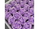 УЦЕНКА Розы из мыла "Корея" 50 шт Фиалковый (см. доп. фото)