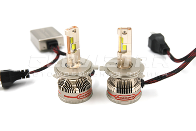 Aozoom P15 H4 с вентилятором, 12V 85W 10000Lm (комплект, 2шт)