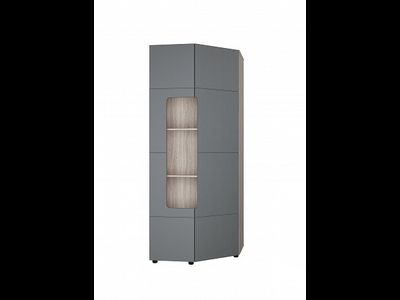 Шкаф угловой с открытыми полками "Палермо-3" 1,44м МДФ