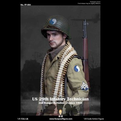 Капрал Тимоти Апхэм / рядовой Стэнли Меллиш ("Спасти рядового Райана") - Коллекционная ФИГУРКА 1/6  US 29th Infantry Technician Special Edition (FP004B) - Facepoolfigure