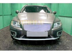 Защита радиатора Volvo XC70 II 2013-2016 chrome низ PREMIUM