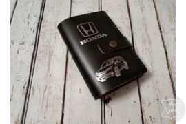 Тиснение логотипов, гербов и эмблем на коже