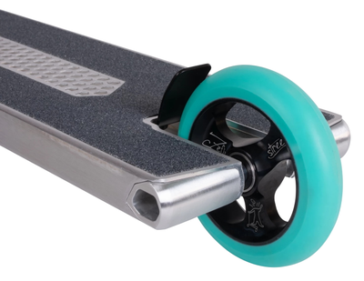 Трюковой самокат Tech Team Zefir Street серый / бирюзовый