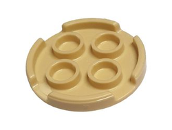 Tile, Round 3 x 3, Tan (67095 / 6335913)