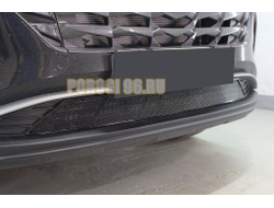Защита радиатора Hyundai Tucson 2021- black низ PREMIUM