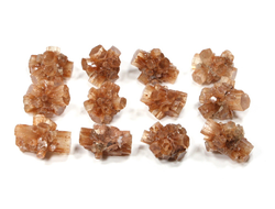 Арагонит оранжевый, сросток кристаллов в ассортименте, Марокко (18-22 мм, 4-6 г) №27291