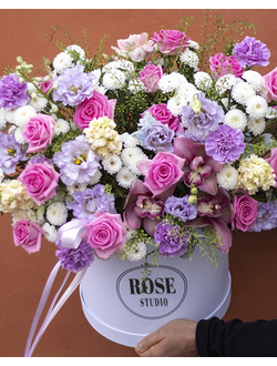 Шляпная коробка "Lilac dream"