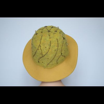 Шляпа Vizio 5347 FFL фетровая желтый лайм