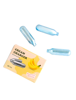 Баллончики для сифона для взбивания сливок (N2O) 10 шт/уп. вкус банана