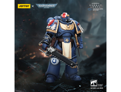 Тит, лейтенант Ультрамаринов (Warhammer 40K) - КОЛЛЕКЦИОННАЯ ФИГУРКА 1/18 Ultramarines Titus with Laurels of Victory (JT02779) - JOYTOY