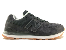 New Balance 574 Темно-серые с белой подошвой (40-45) Арт.090FA