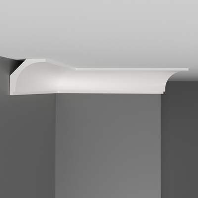 Плинтус потолочный гладкий DECOMASTER D109ДМ (43*43*2000мм)