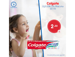 Colgate 50 g. კბილის პასტა 50 მლ საბითუმო და საცალო