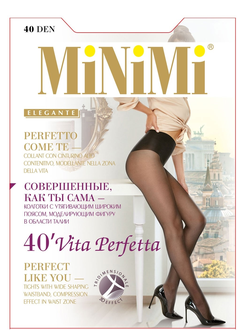 Колготки женские утяжка по талии MiNiMi Vita Perfetta 40 den