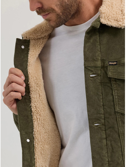 Куртка Wrangler® Sherpa Lined Corduroy Trucker Jacket