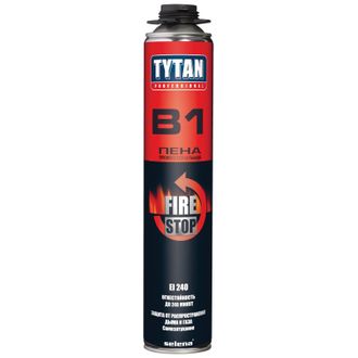 Огнестойкая пена монтажная TYTAN Professional В1 профессиональная 750 мл