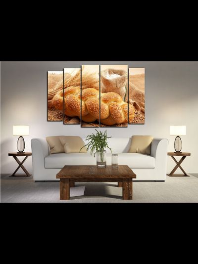 Модульная картина "Свежий хлеб"