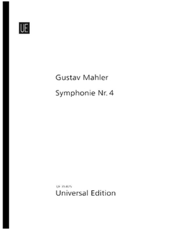 Gustav Mahler Symphonie Nr.4 Universal Edition
