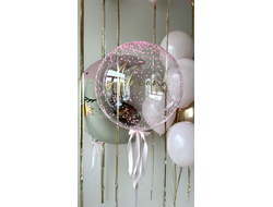 Шар Баблс с пенопластом и надписью