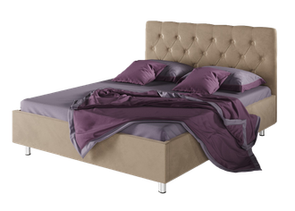 Кровать "Фрейлина" бежевого цвета