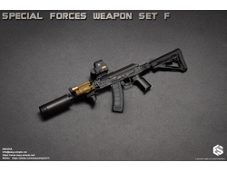 Автомат АКС-74У с комплектом аксессуаров и снаряжения (Special Forces Weapon Set) - 1/6 (06045A) - Easy&Simple