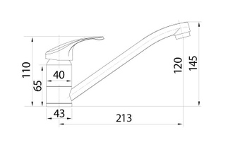 Смеситель Юкинокс UM 1302 CR