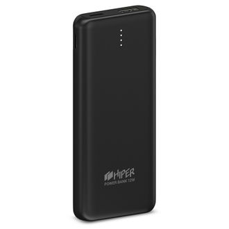 Внешний аккумулятор 1xUSB+C, Hiper, черный PSL10000