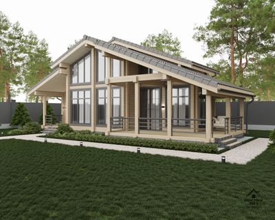 "Уютный Минимализм": Компактный Двухэтажный Дом 148 м²