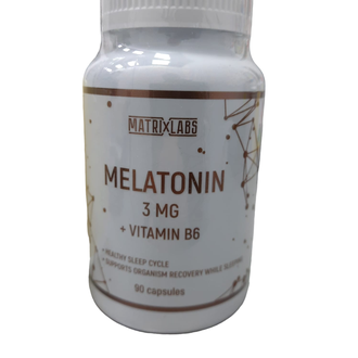 MATRIxLABS MELATONIN 3MG+VITAMIN B6 (90)капсул