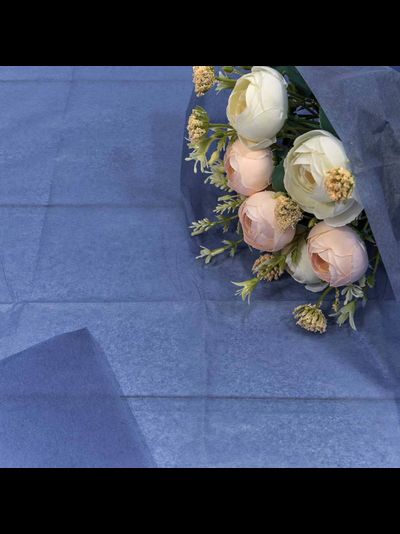 Бумага тишью в листах (10шт., синяя), 50*66см