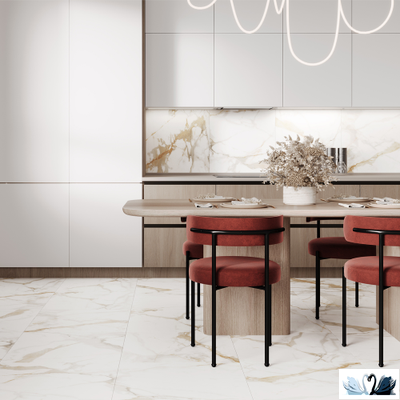 Керамогранит Italica Calacatta Superior 60х60 см белый полированный