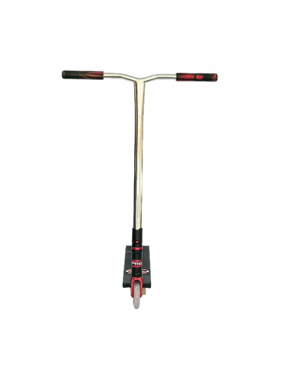 Самокат трюковый S-PRO черный/красный/хром