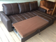 !!!!!!! НОВЫЙ !!!!!!   Угловой кожаный финский диван-кровать (выкатной) Модель &quot;TEXAS&quot;