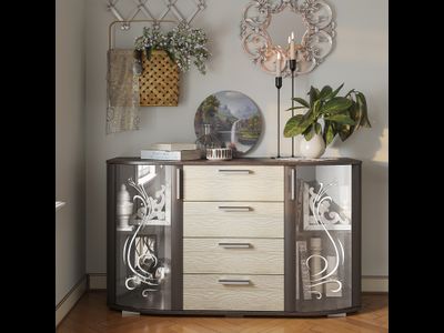 Комод  "Грация" - 4 яшика: 1300*442 ММ, Высота- 770 ММ (БТС)