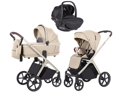 Коляска 3в1 Carrello Vector Seashell Beige (Vega)