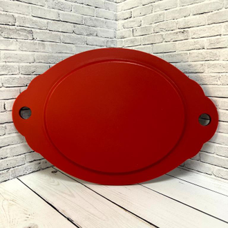 Тарелка поднос Керженский 290*190 мм с росписью Хохлома