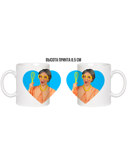 Кружка белая 330 мл "Бабушка"