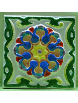 Роза (изразцовая плитка)