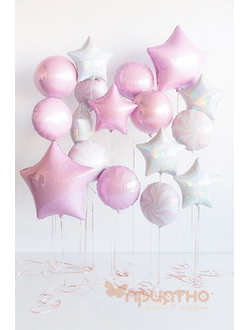 Сет из фольгированных шаров "Принцесса"