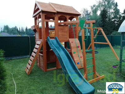 Детская площадка IgraGrad Клубный домик 3 с трубой Новокузнецк