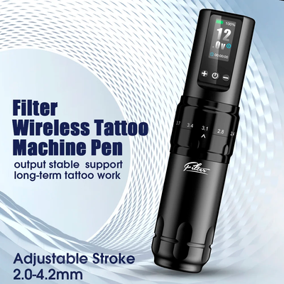 Беспроводная тату машинка EZ Filter X30 Strokes 2.0-4.0mm Black