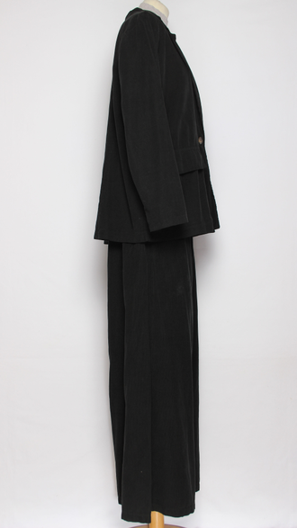 Костюм вельветовый "Пиджак и брюки" черный р.48-54