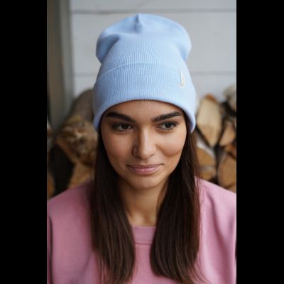 ШАПКА ПРИЯТНО "ГОЛУБАЯ"