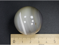 Шар Агат, Ботсвана (35 мм, 58 г) №24474