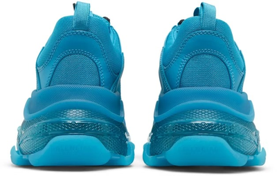 Balenciaga Triple S Sneaker Clear Sole Blue женские