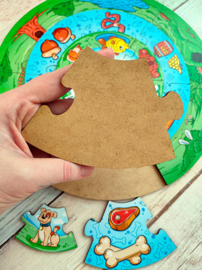 Пазл-пирамида "Животные"