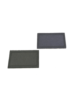 Термоаппликация однотонная прямоугольник, черный 50*30 мм