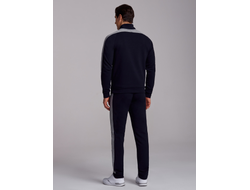 Теплый спортивный костюм мужской  12SKM-1414 (темно-синий)