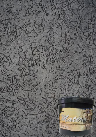 ДекоПро Матера S фасадная декоративная штукатурка короед дождь на стекле кора дерева и кружева ткани